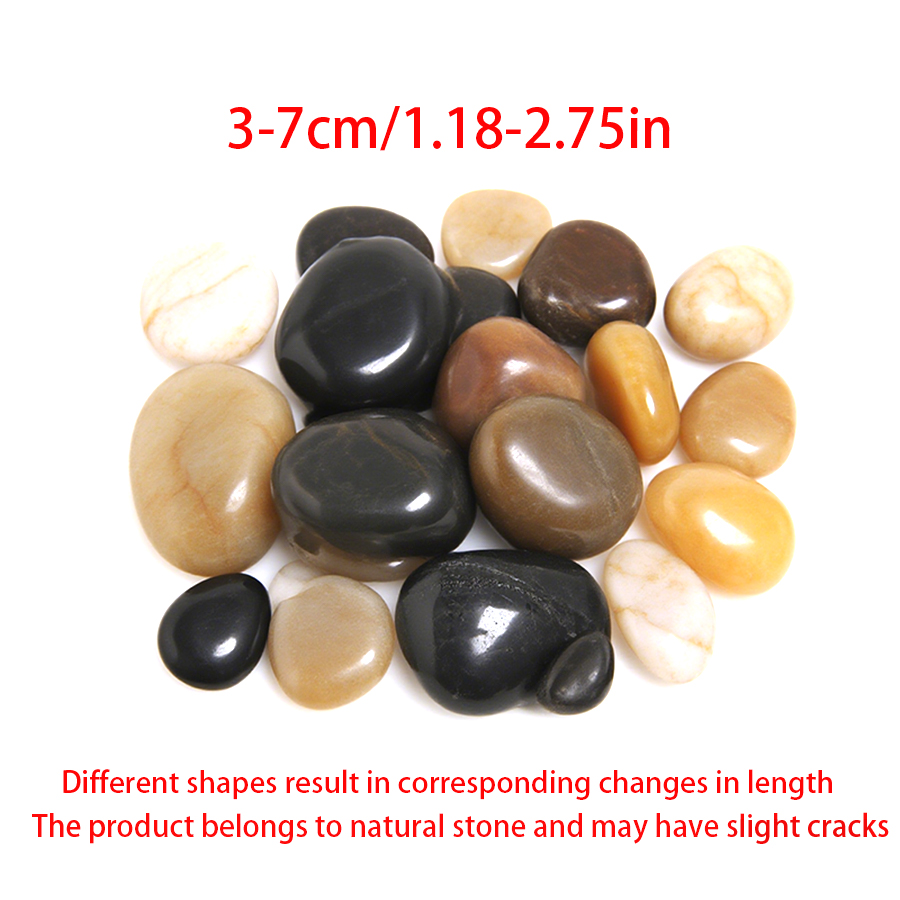 300-700g Smooth River Pebbles, - Aquarium Planted Plants ulasan dan harga