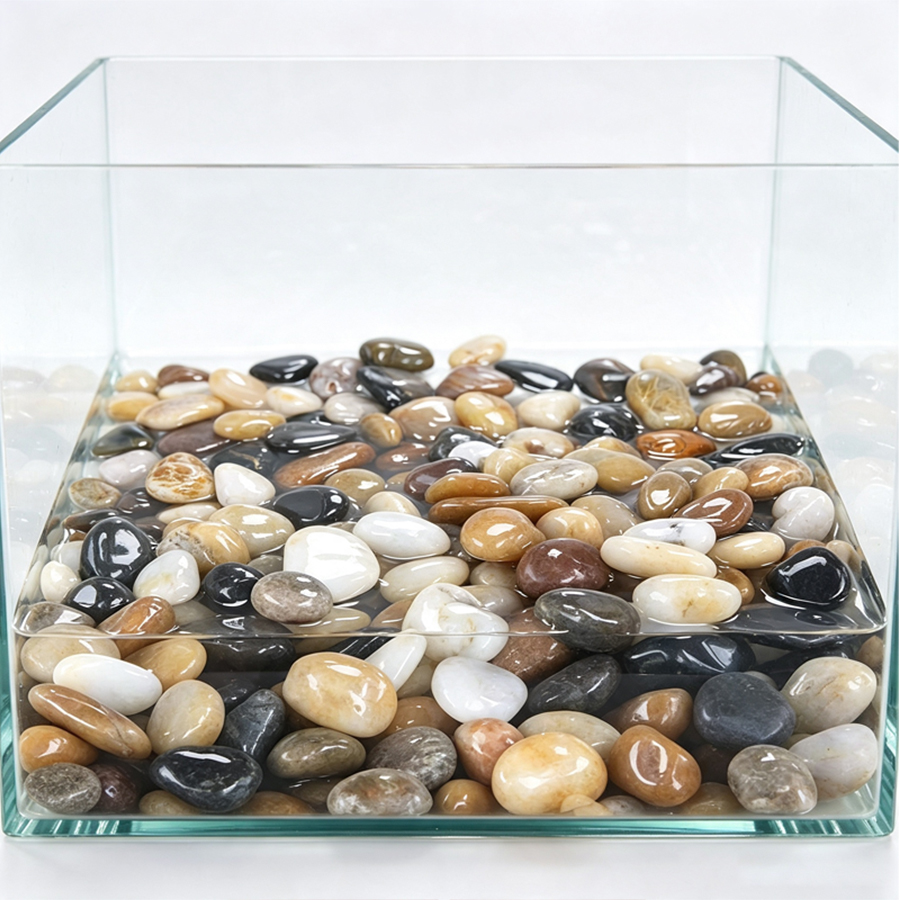 300-700g Smooth River Pebbles, - Aquarium Planted Plants ulasan dan harga