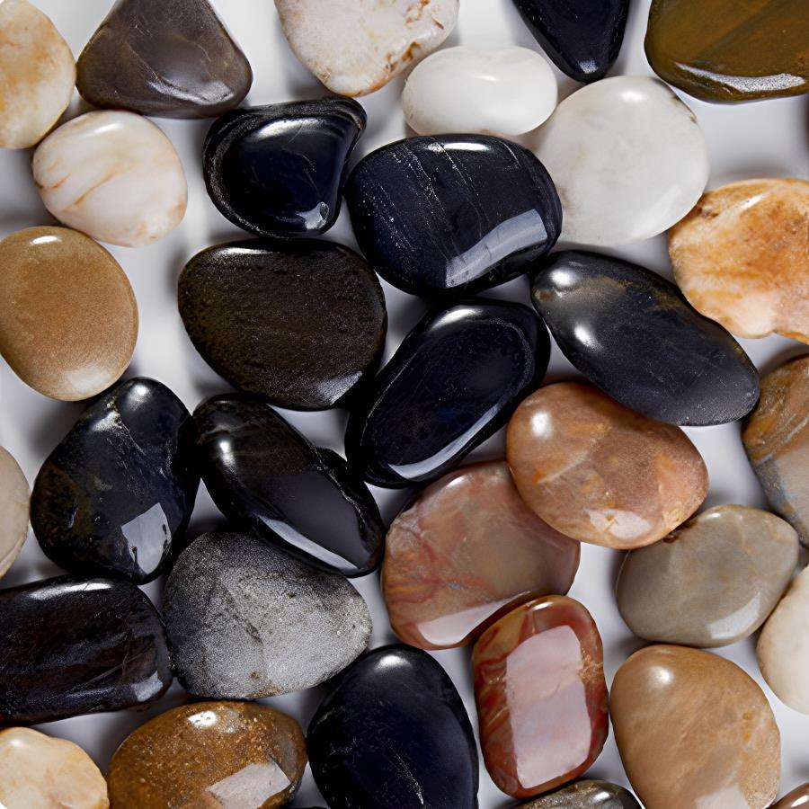 300-700g Smooth River Pebbles, - Aquarium Planted Plants ulasan dan harga