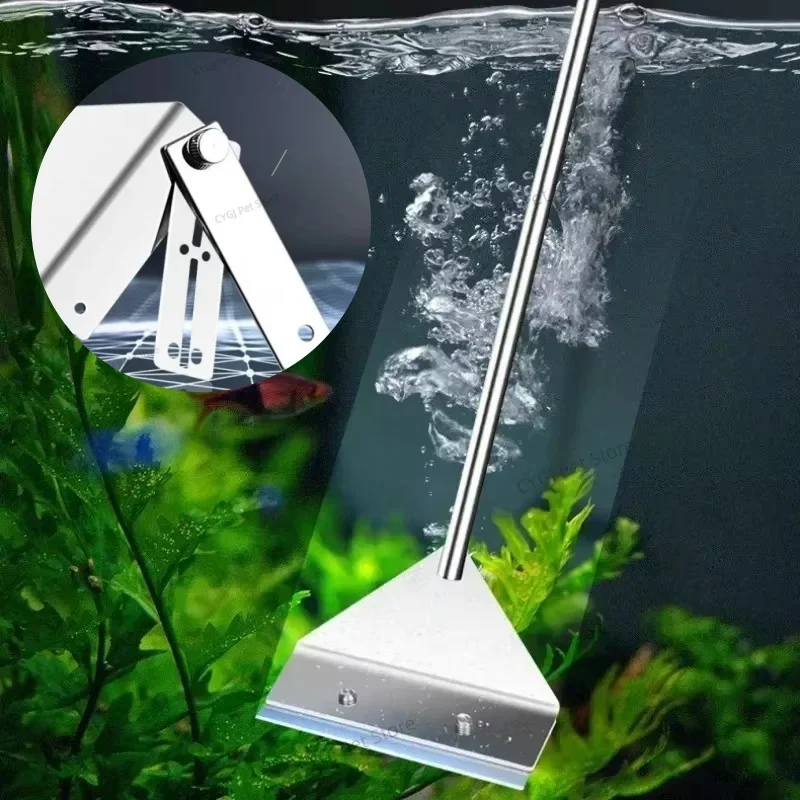 Fish Tank Cleaning Tool Flat S - Planted Aquarium Tool Kit ulasan dan harga