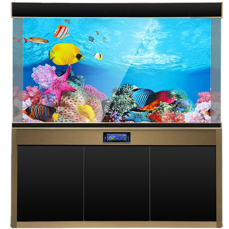3D Background for Aquarium Dou - Planted Aquarium Wallpaper ulasan dan harga