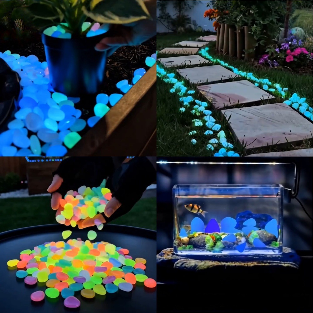 Colorful Glow In The Dark Lumi - Aquarium Planted Plants ulasan dan harga