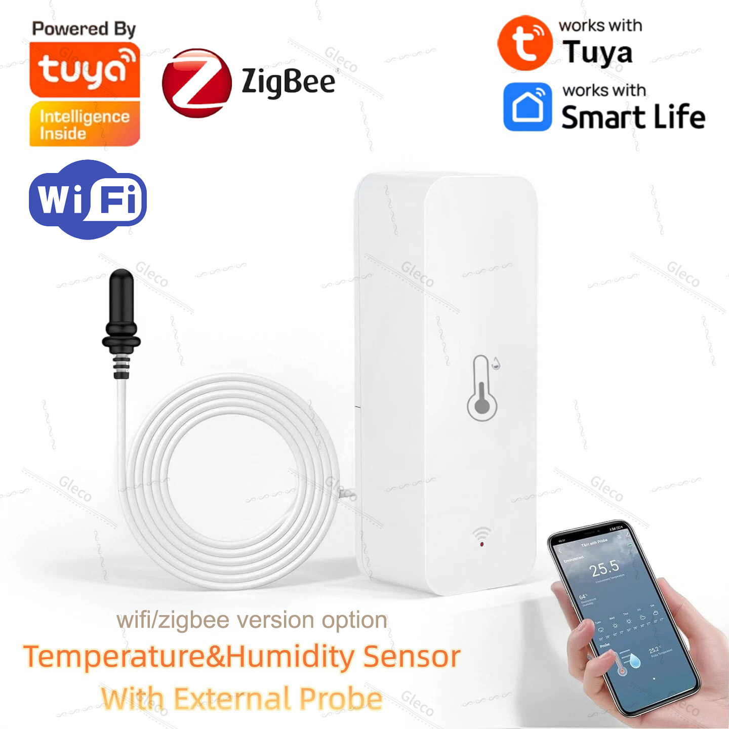 Tuya Wifi Zigbee Temperature a - Aquarium Planted Plants ulasan dan harga