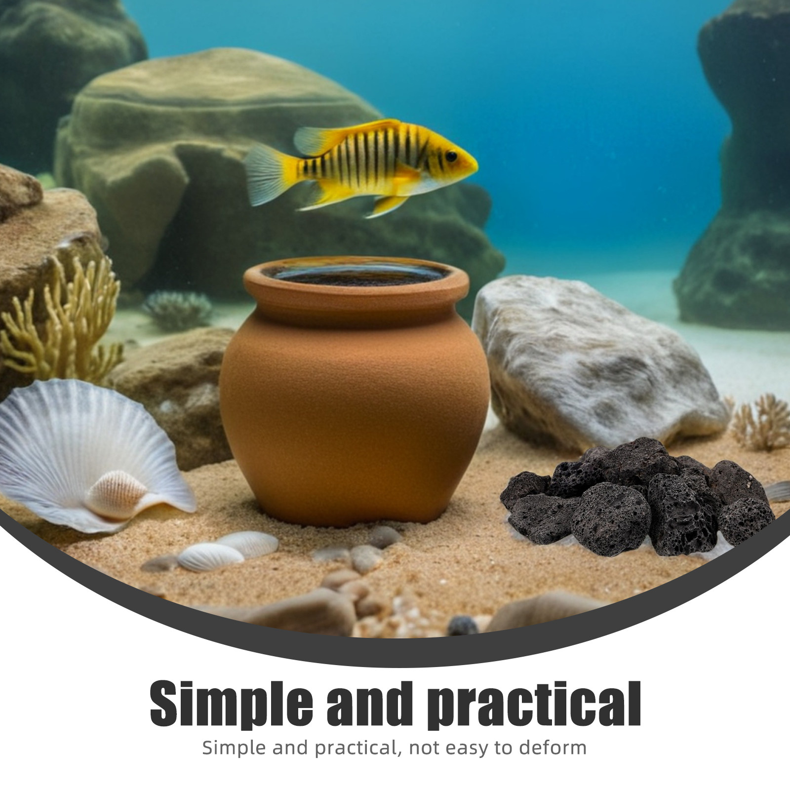 1Pack Natural Volcanic Stones  - Aquarium Planted Plants ulasan dan harga