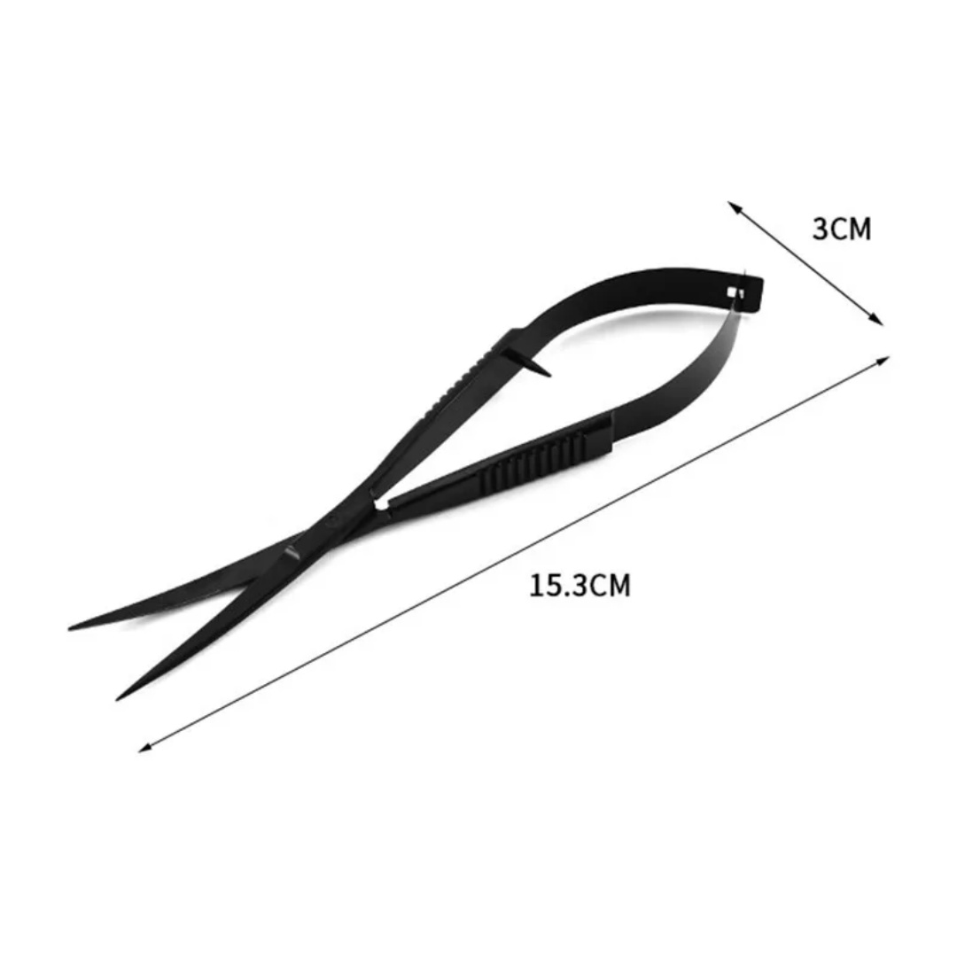 Curved Straight Spring Scissor - Planted Aquarium Tool Kit ulasan dan harga