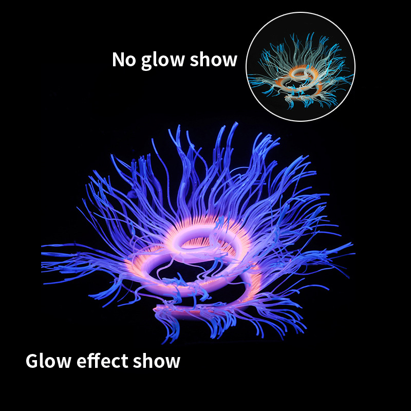 Soft Silicone Sea Anemone Cora - Aquarium Plant Gel ulasan dan harga