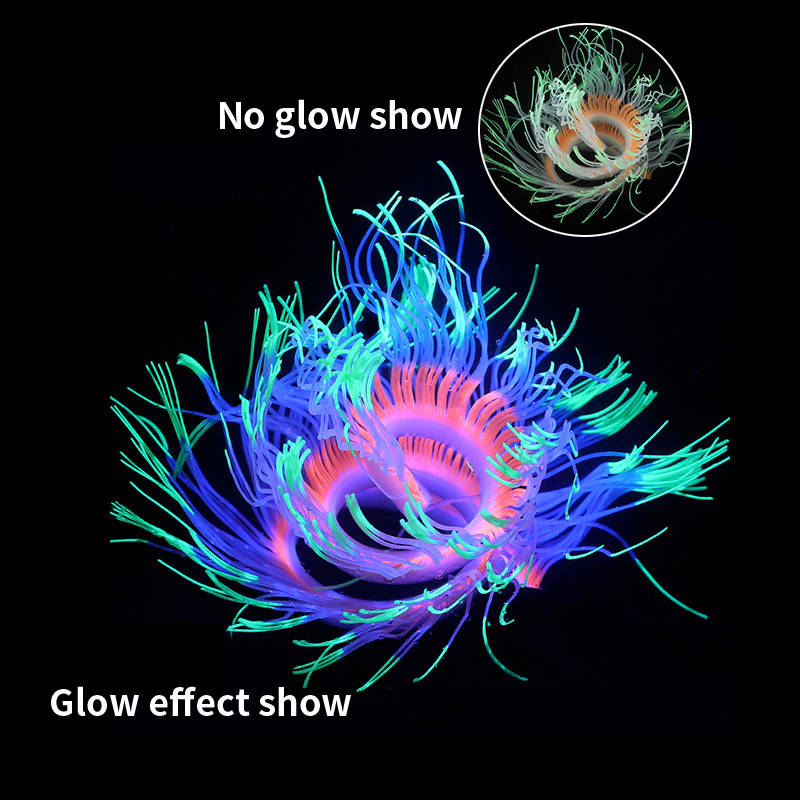 Soft Silicone Sea Anemone Cora - Aquarium Plant Gel ulasan dan harga