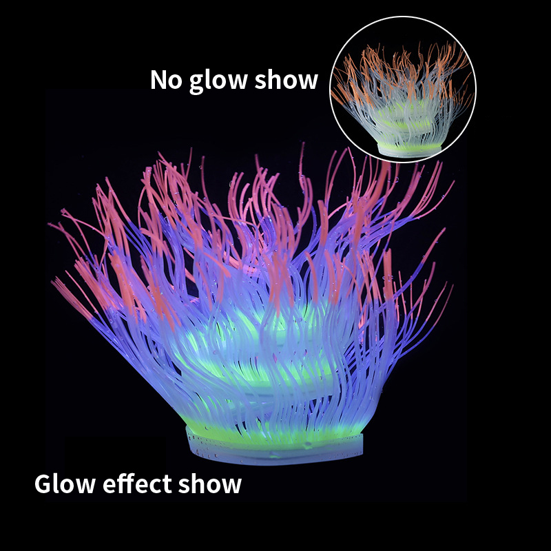Soft Silicone Sea Anemone Cora - Aquarium Plant Gel ulasan dan harga