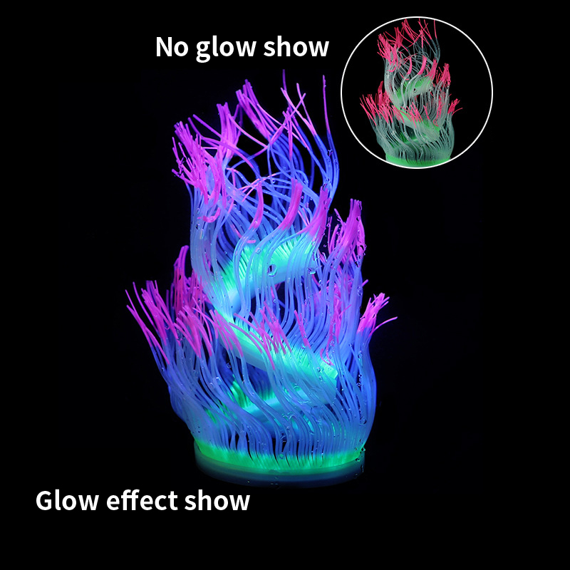 Soft Silicone Sea Anemone Cora - Aquarium Plant Gel ulasan dan harga